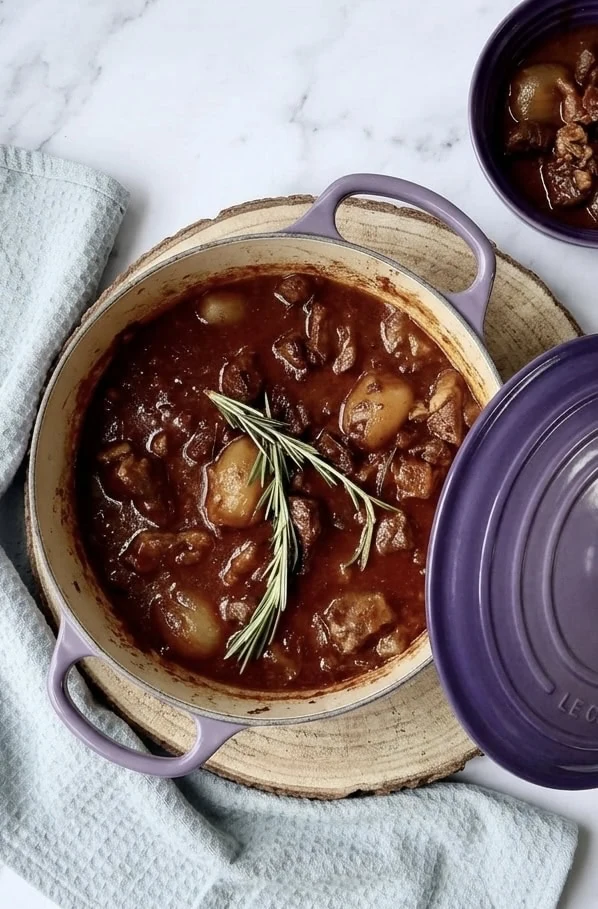 Stifado, Griekse stoof in rode wijn